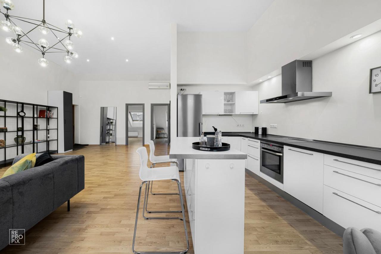 Kaunas Old Town Apartment With Underground Parking Luaran gambar